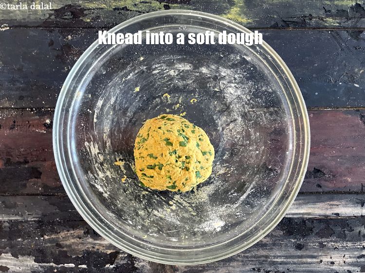 Step 11 – Knead into a soft dough.