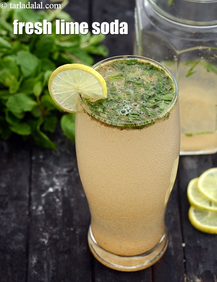 Step 11 – Serve <strong>sweet lime soda recipe | fresh lime soda | sweet lemon soda | Indian …