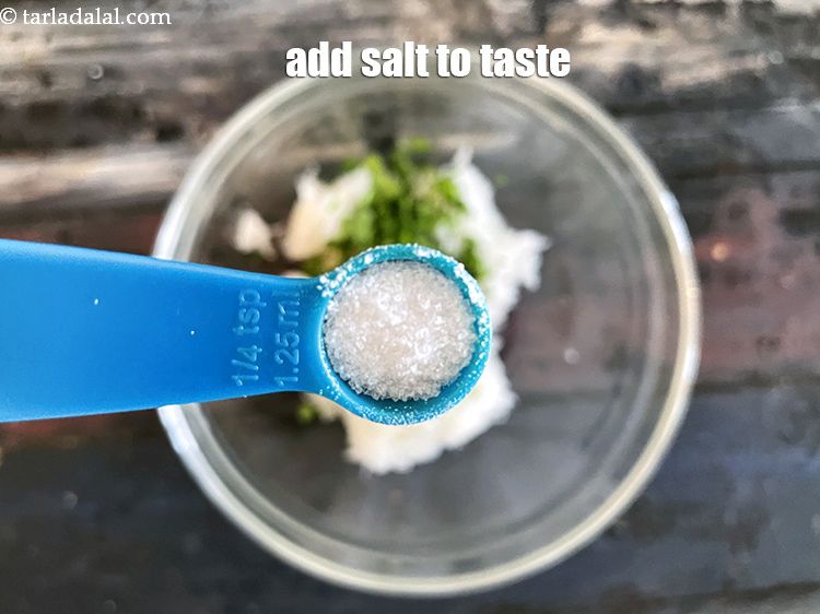 Step 33 – Add salt to taste. We added 1/4 tsp salt.