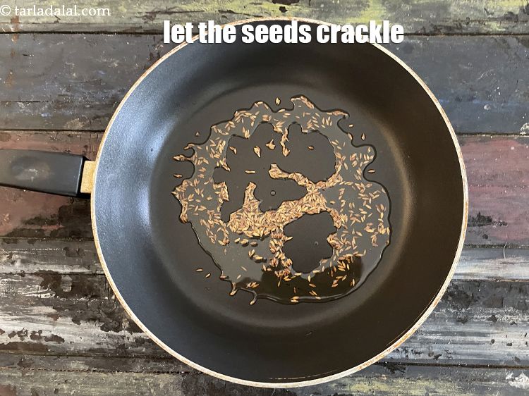 Step 14 – Let the seeds crackle.