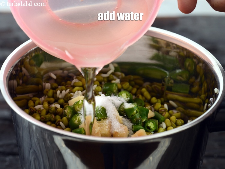 Step 11 – Add approx. 1&frac14; cups water.