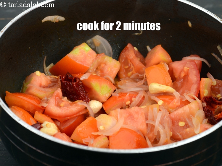 Step 13 – Cook on a medium flame for 2 minutes.&nbsp;