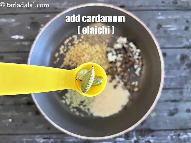 Step 11 – Add&nbsp;<meta charset="UTF-8" />3&nbsp;<a href="glossary-cardamom-elaichi-262i">cardamoms (elaichi)</a>.