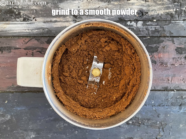 Step 15 – Grind in a mixer to a smooth fine powder.
