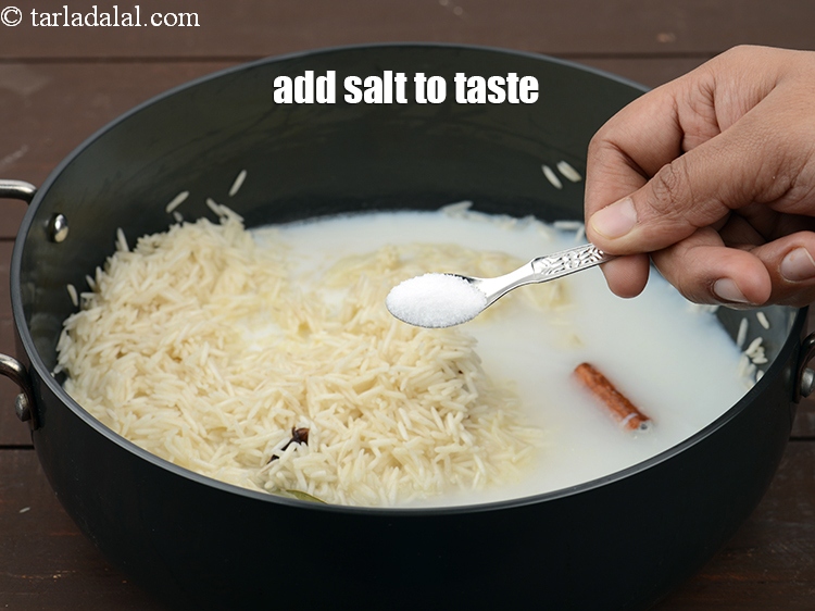 Step 13 – Add salt to taste.