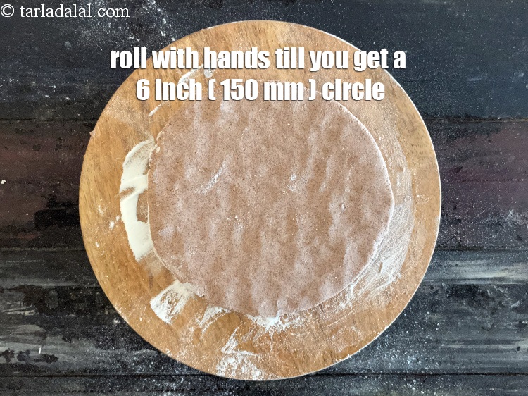 Step 13 – Roll with the palm of your hand till you get a 6 inch (150 mm …