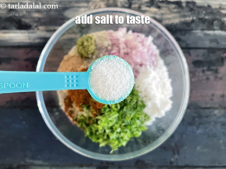 Step 11 – Add salt to taste. We added 1/2 tsp salt.
