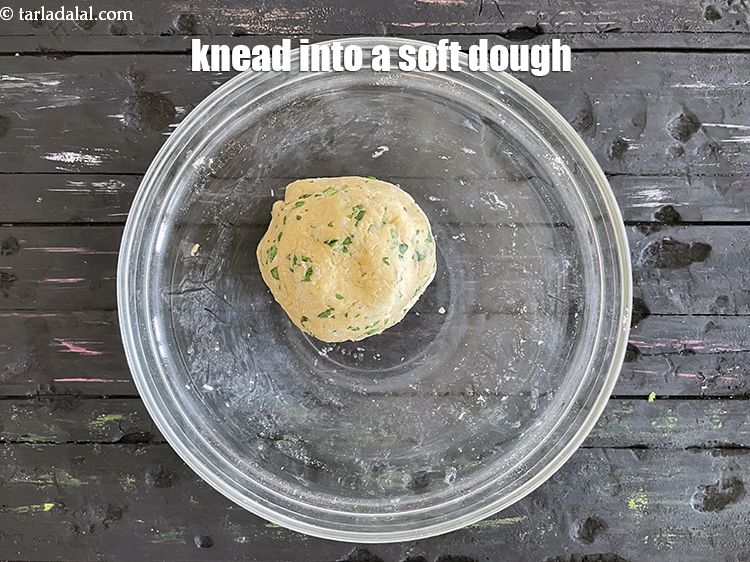 Step 12 – Knead into a soft dough.