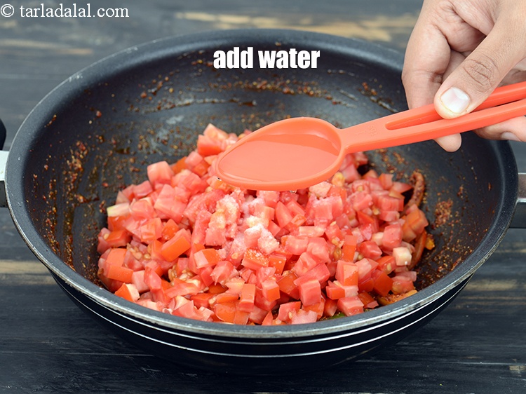 Step 18 – Add 4&nbsp;tablespoon&nbsp;of water.