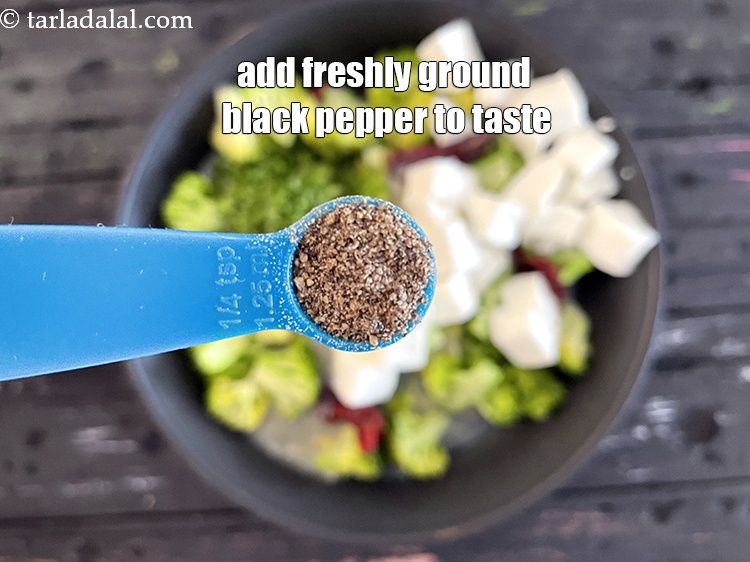 Step 30 – Add 1/4 tsp fresh ground black pepper.