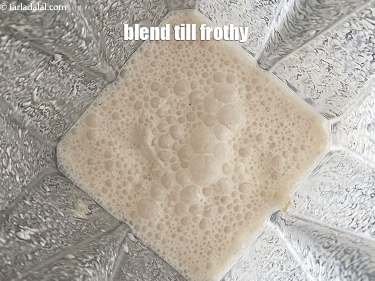 Step 11 – Blend till frothy.