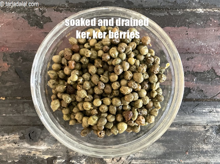 Step 11 – Soaked and drained ker.