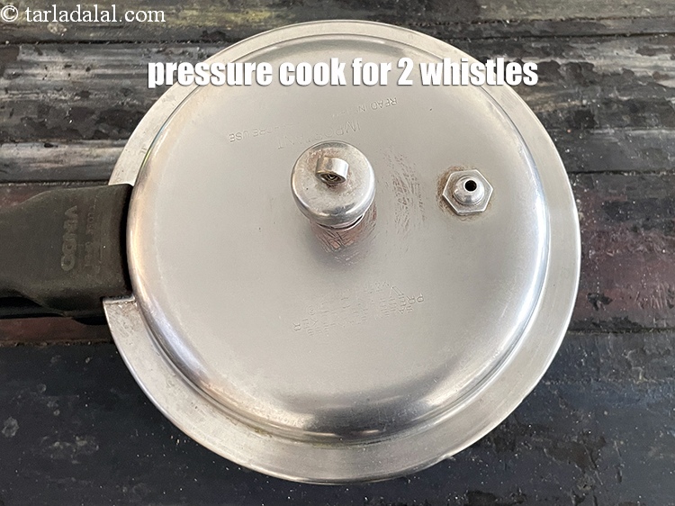 Step 11 – Pressure cook for 2 whistles.