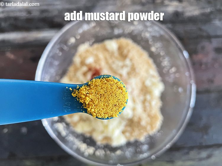 Step 15 – Add&nbsp;<meta charset="UTF-8" />1/4 tsp mustard powder. ( for kids skip using mustard powder )