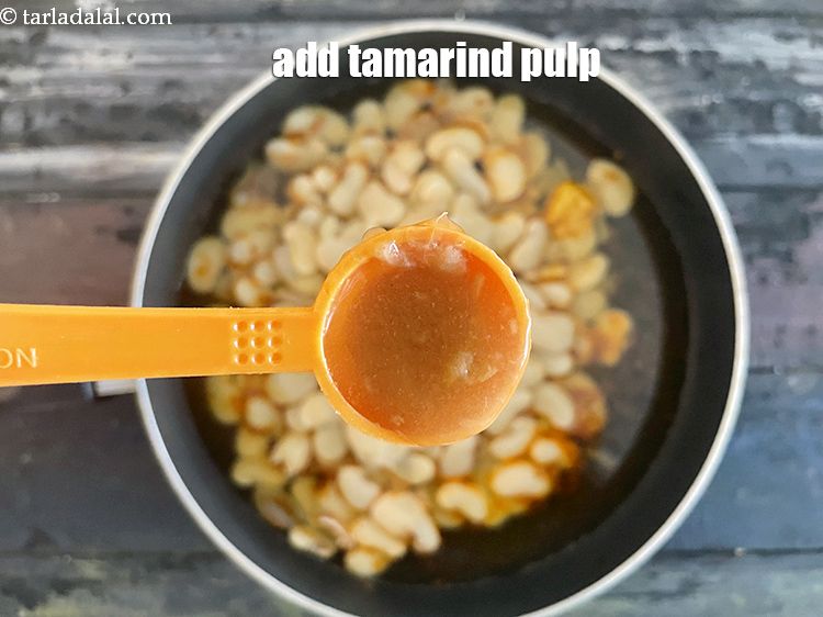 Step 23 – Add&nbsp;<meta charset="UTF-8" />1 tsp&nbsp;<a href="glossary-tamarind-pulp-tamarind-extract-imli-ka-pulp-838i">tamarind (imli) pulp</a>&nbsp;, optional.