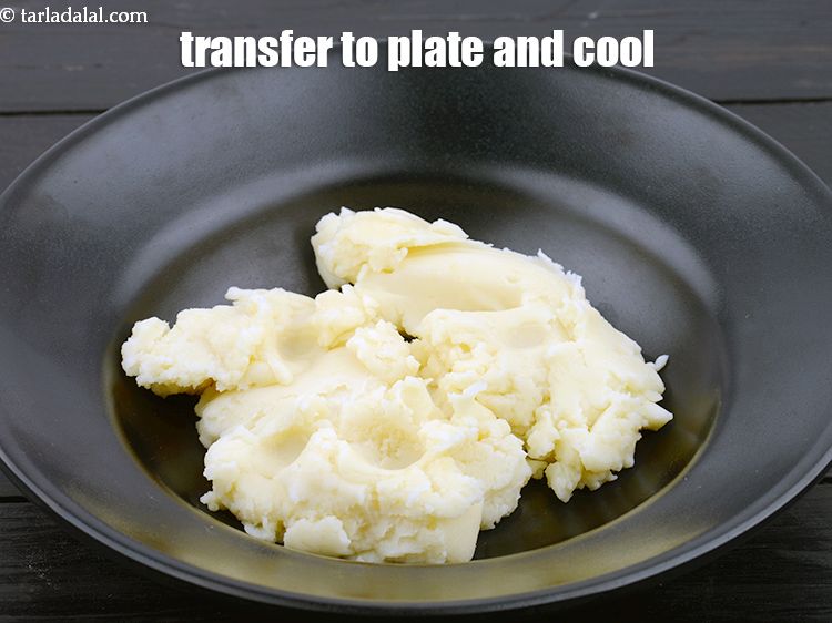 Step 12 – Transfer to the plate and let it cool.