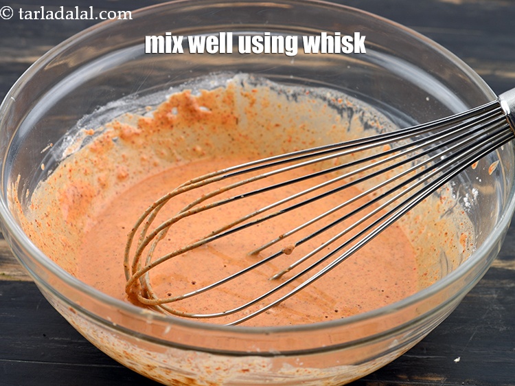 Step 12 – Mix well using a whisk.
