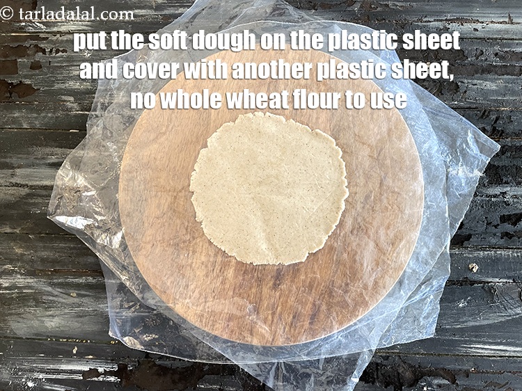 Step 12 – <p>Method 3, step 2. Place the soft dough on the plastic sheet and cover it …