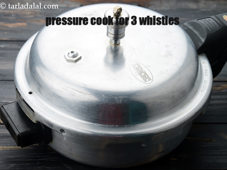 Step 15 – Pressure cook for 3 whistles.