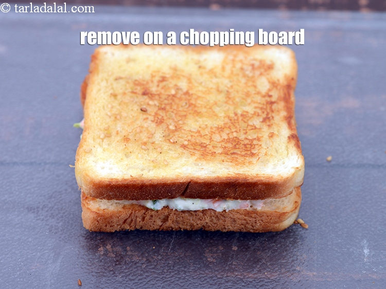 Step 26 – Remove on a chopping board.