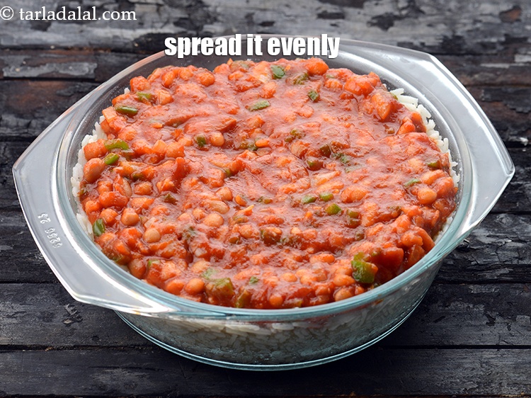 Step 25 – Spread it evenly using a back of a spoon.&nbsp;