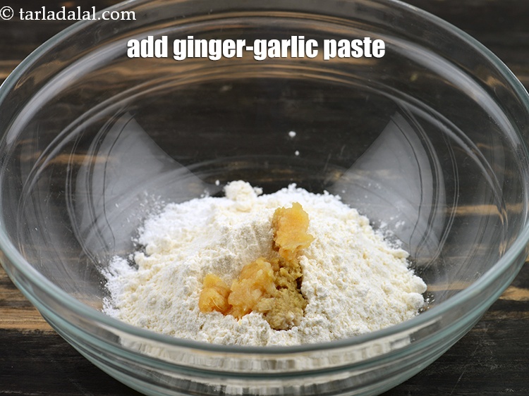 Step 5 – Add 1 tsp <a href="https://www.tarladalal.com/glossary-ginger-garlic-paste-adrak-lehsun-ki-pate-adrak-lahsun-ki-paste-939i">ginger-garlic (adrak-lehsun) paste</a>.