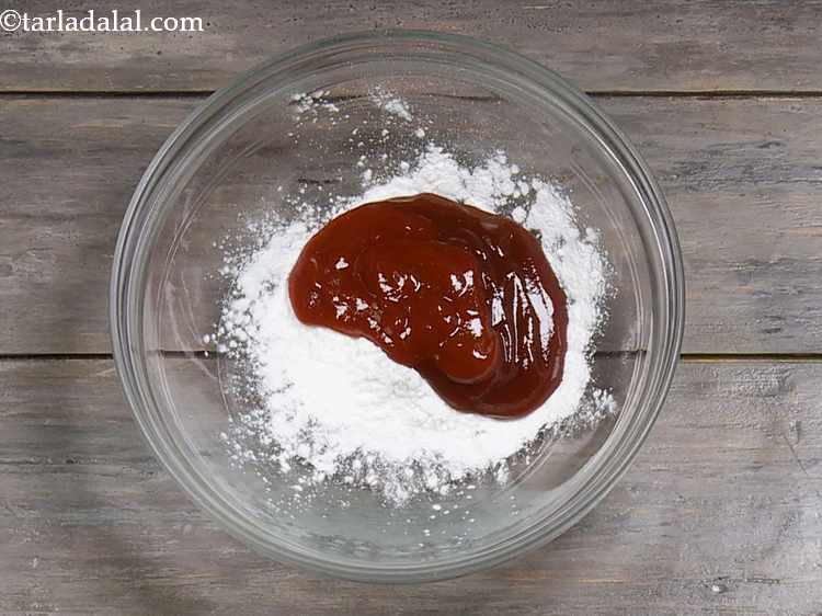 Step 3 – Add the chilli sauce. Red chilli sauce, chilli garlic sauce, sriracha are some substitutes to …