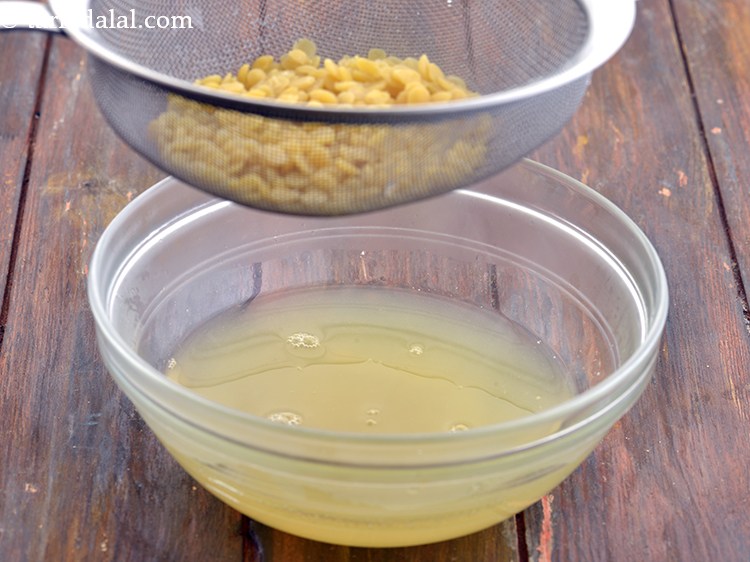 Step 6 – Strain the mixture using a strainer. For this recipe we need to strained water and …