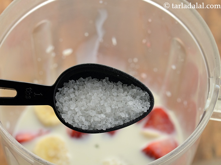 Step 5 – <p>Add sugar. Honey, agave, maple syrup, Stevia are some healthy alternatives of sweetener instead of …