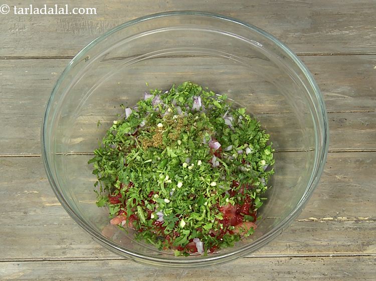 Step 8 – Add finely chopped green chilies. Add more or less as per the spice level you …