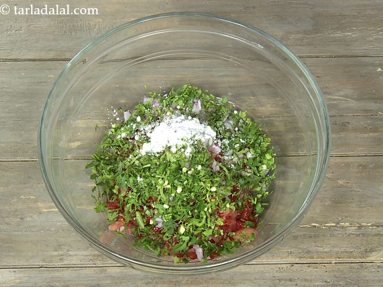 Step 9 – Add powdered sugar. You may require more or less depending upon the sourness of strawberries.