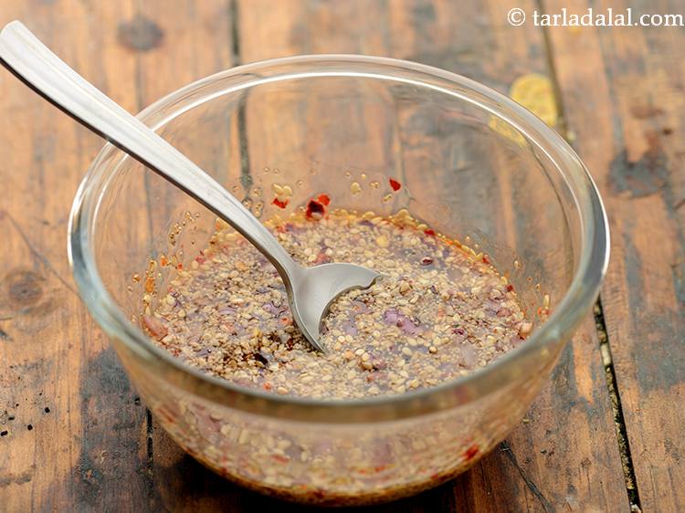 स्टेप 8 – अच्छी तरह से मिलाएं और एक तरफ रख दें।