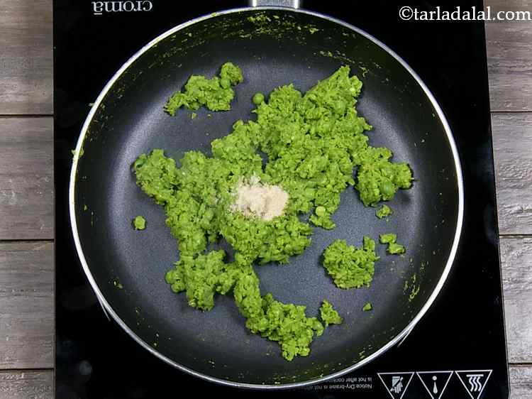 Step 7 – Add asafetida. Hing aids in digestion.