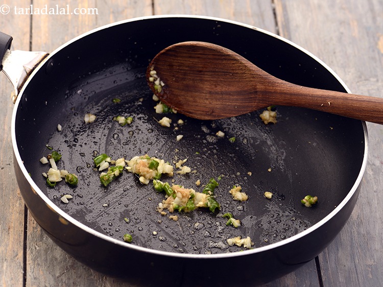 Step 11 – Saut&eacute; on a medium flame for a few seconds.