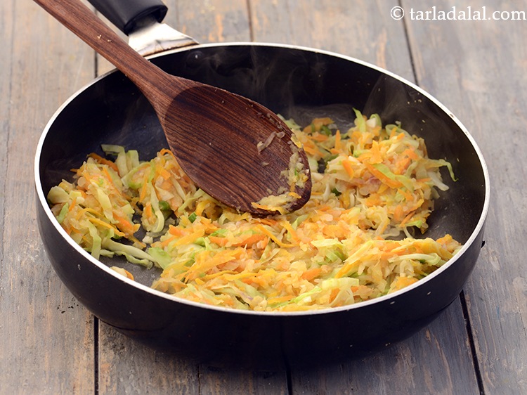 Step 16 – Cook on a medium flame for 1 to 2 minutes.