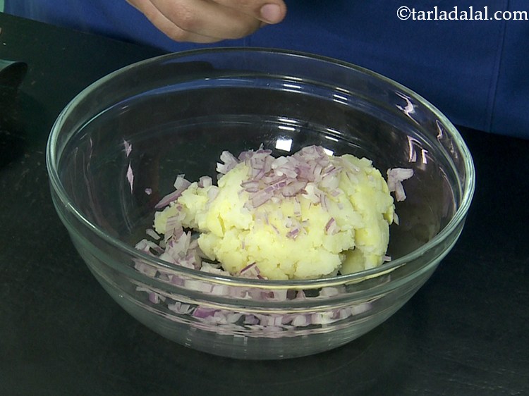 Step 4 – Add the onions. If Jain, then substitute with cabbage.