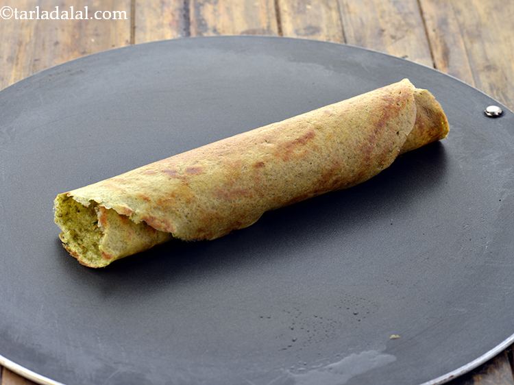 Step 29 – Fold over using a spatula.