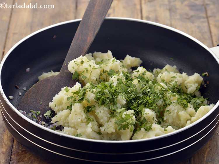 Step 20 – Add the coriander. You can also add other vegetables like grated carrot and beetroot, finely …