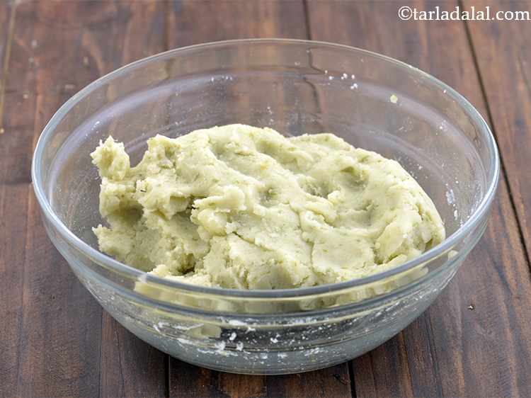 Step 4 – Now add ginger paste and salt to taste. Mix well using your hands. Our potato …