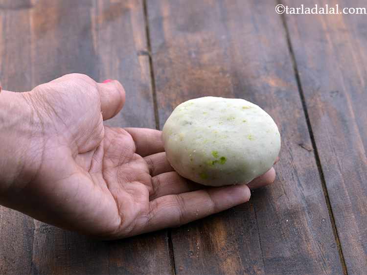 Step 15 – Flatten it lightly.