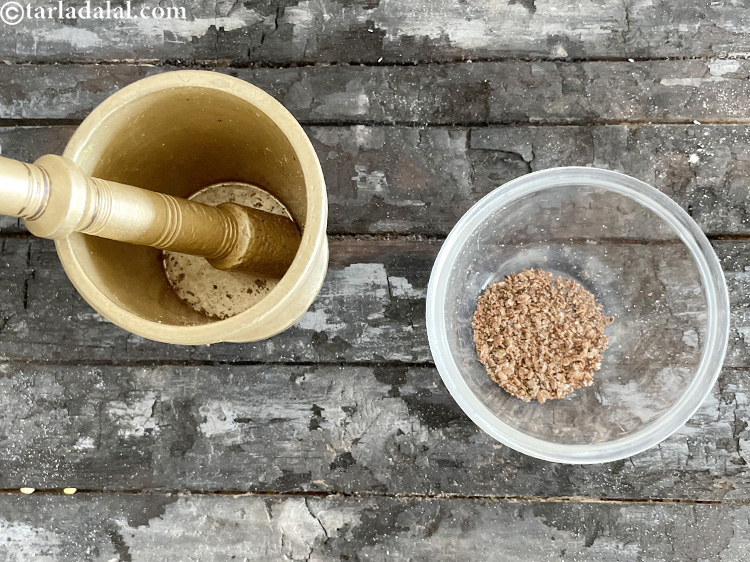 Step 13 – Grind to a dry powder using a mortar and pestle as it is a very …