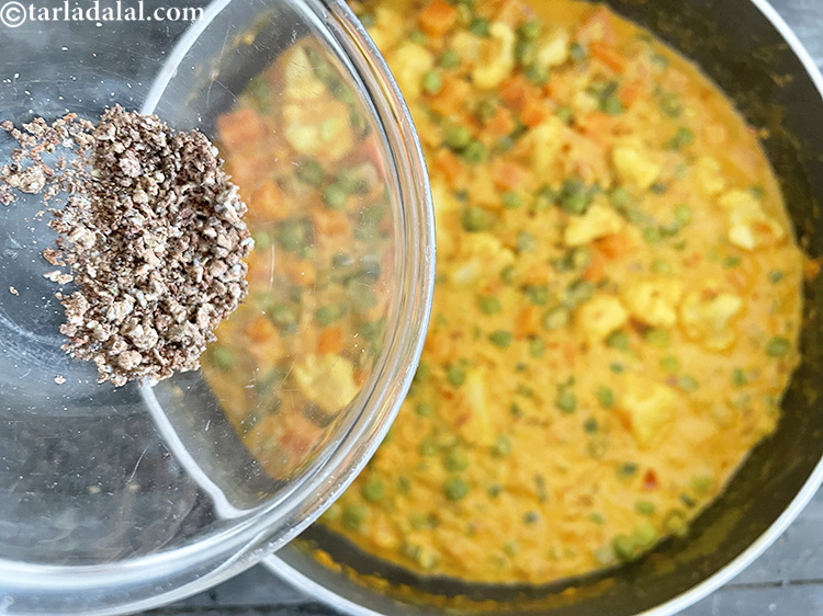 Step 37 – Add the dry powder.