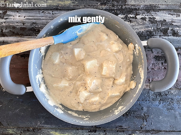 Step 20 – Mix gently.