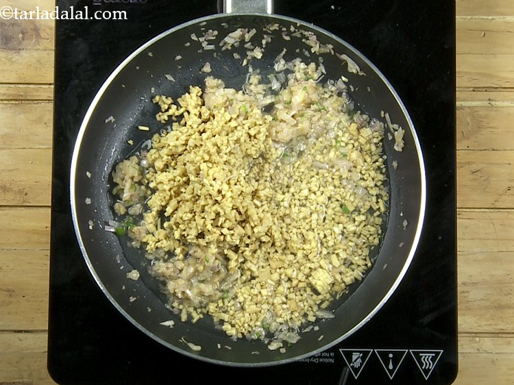 Step 12 – Add &frac12; cup of water.