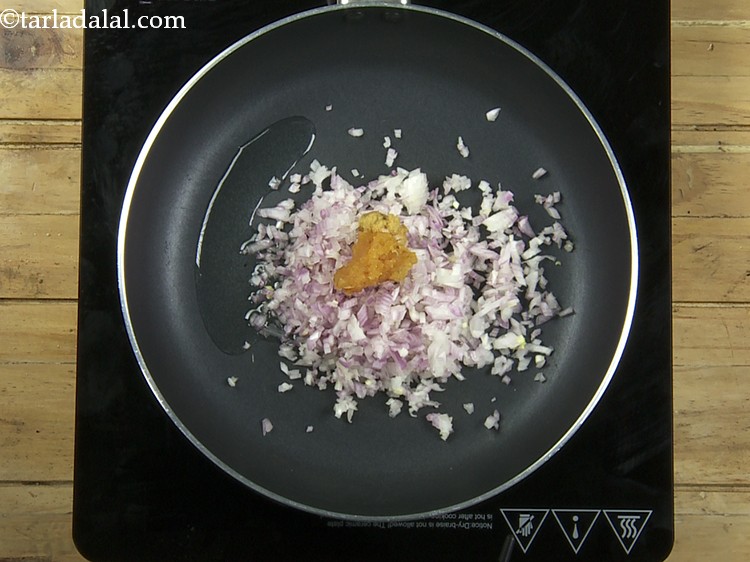 Step 9 – Add the <a href="https://www.tarladalal.com/Ginger--Garlic-Paste-(-Popular-Restaurant-Recipes-)-33530r" target="_blank">ginger paste and garlic paste</a>. Refer this recipe and learn how …