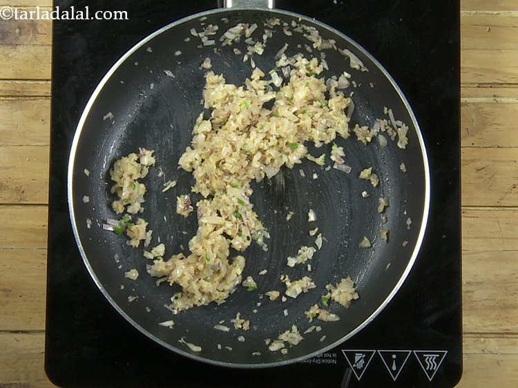 Step 10 – Add the green chillies and saut&eacute; on a medium flame for 3 minutes. The quantity …