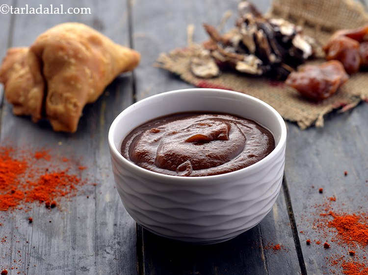 Step 16 – Cool completely and our <strong>sweet tamarind chutney</strong> is ready. For enhancing the flavour, you can …