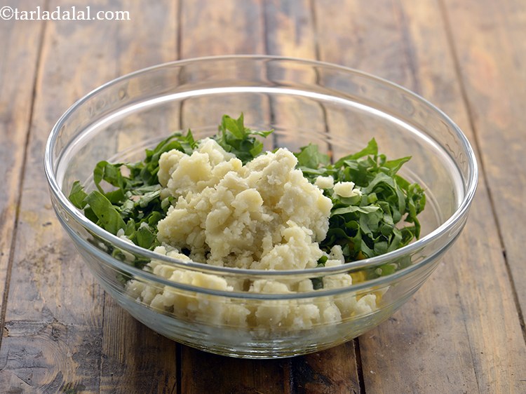 Step 26 – Add boiled and mashed potatoes.