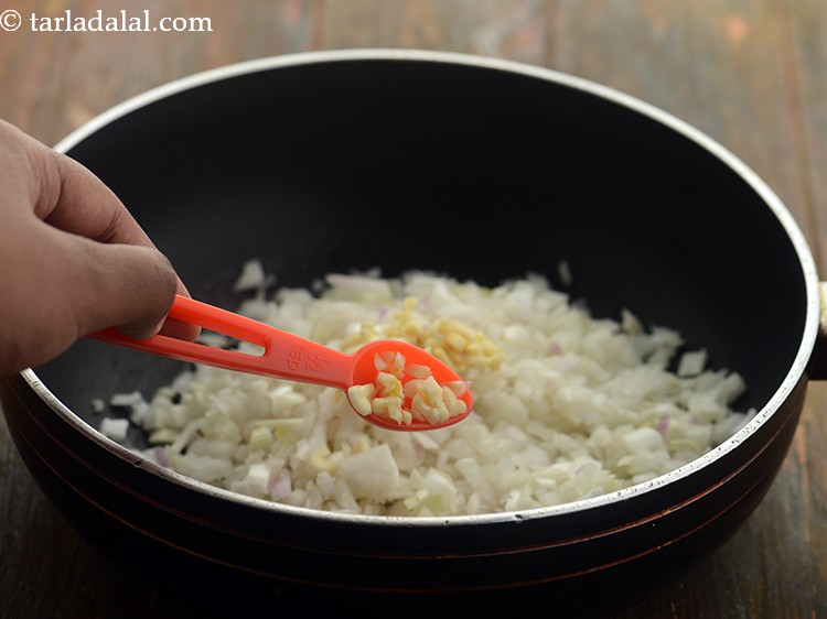Step 7 – Add garlic.