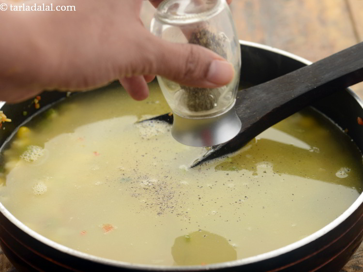 Step 15 – Add salt and pepper to taste.